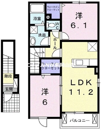 エクシードＫ－Ｂの物件間取画像